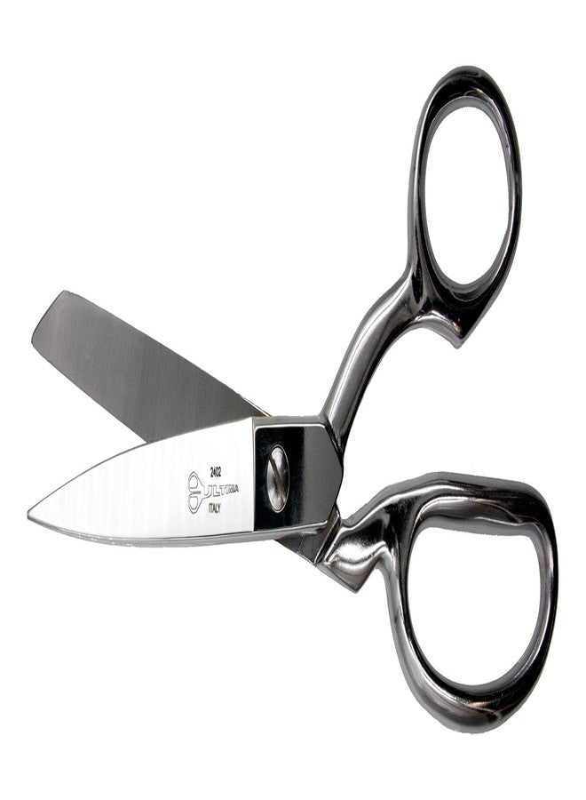 Ultima 8 Inch Dress Maker Scissors – Drop Forged Carbon Steel Dressmaker’s Sheers, Chrome Plated with Bent Handles, Made in Italy - Image 3